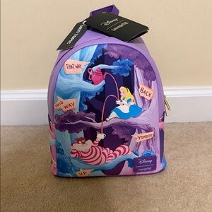 Loungefly Purple and Pink Tulgey Wood Backpack